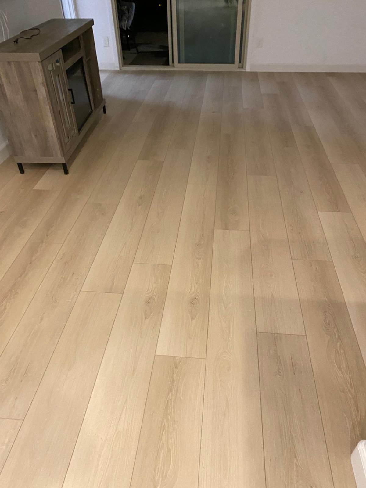 After: new luxury vinyl plank installed by AZ Flooring Masters